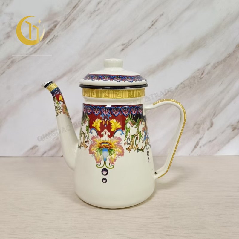 ENAMEL KETTLE ARABIC STYLE GHR022